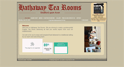 Desktop Screenshot of hathawaytearooms.com